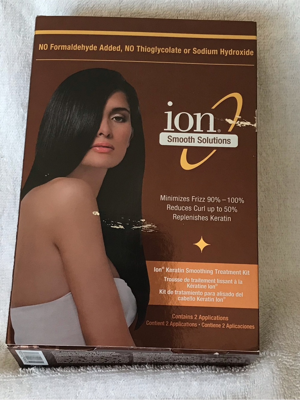 Ion Keratin Smoothing Kit (Hair Straightening) New in sealed box